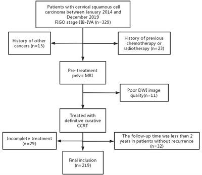 The Value of Whole-Tumor Texture Analysis of ADC in Predicting the Early Recurrence of Locally Advanced Cervical Squamous Cell Cancer Treated With Concurrent Chemoradiotherapy